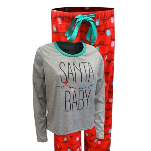 Santa Secret Other - 🎯🎯SALE🎯🎯NWT Santa Baby Christmas Pajamas Set Sz Large